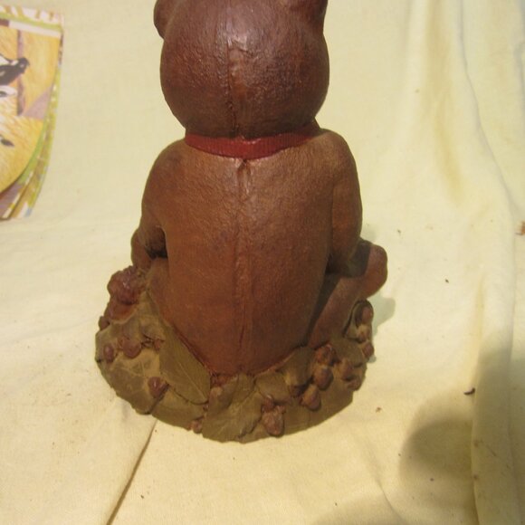 VTG 1981 TOM CLARK GNOMES, BEN, GNOME W/TEDDY BEAR - Picture 4 of 11